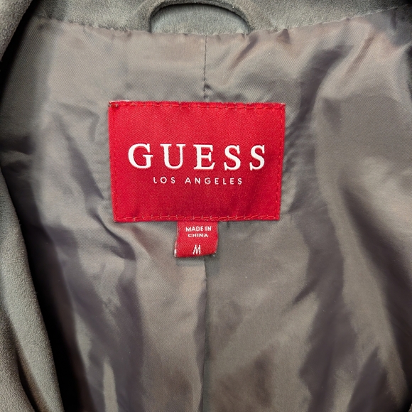 🖤 Guess Gray Moto Jacket - Picture 5 of 10